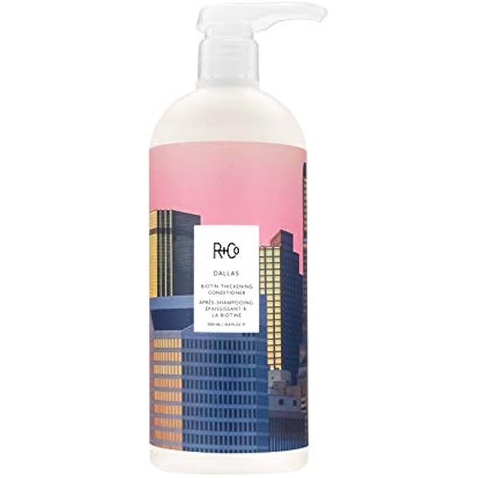 R+Co DALLAS BIOTIN THICKENING CONDITIONER | WEIGHTLESS HYDRATION, STRENGTHENS + ENHANCES SHINE | VEGAN + CRUELTY-FREE | 33.8 OZ - Image 1